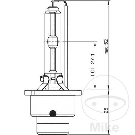OSRAM Bombilla de xenón 35W D2S P32 XENARC ORIGINAL 159.22.29