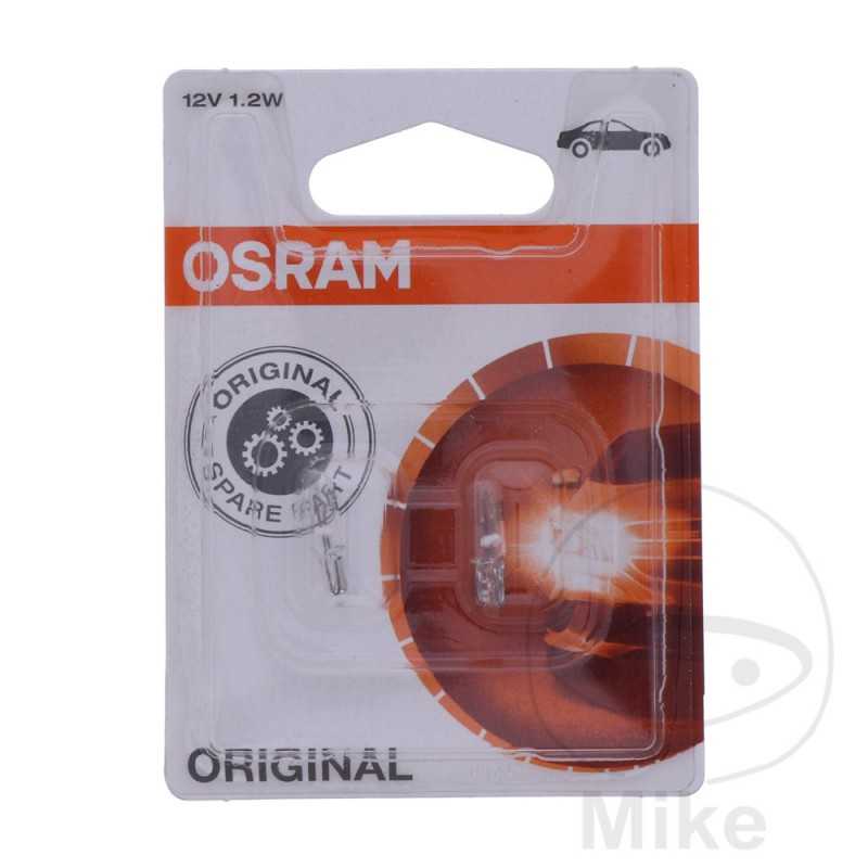 OSRAM Bombilla base de vidrio 12V 1.2W W2X4.6D 159.76.73