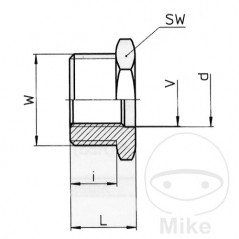 EWO reduction nozzle 3/4-1/2 656.74.40
