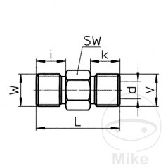 EWO double nozzle 1/2-1/2 656.08.41