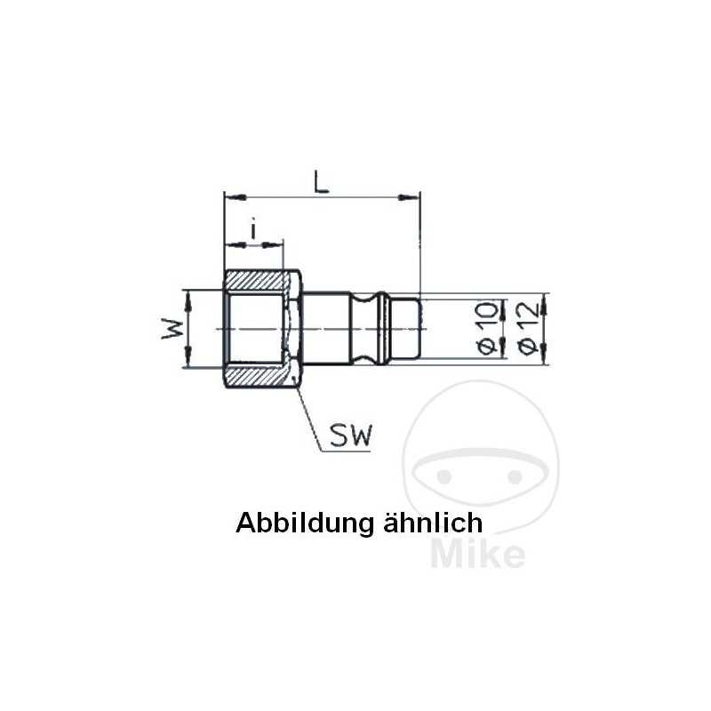 EWO Galvanized female threaded nipple G 1/2 656.52.87
