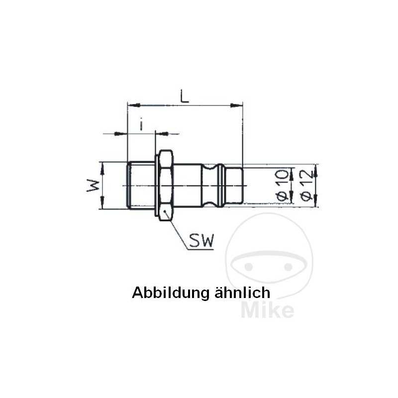 EWO Galvanized external thread nipple G 1/2 656.53.11