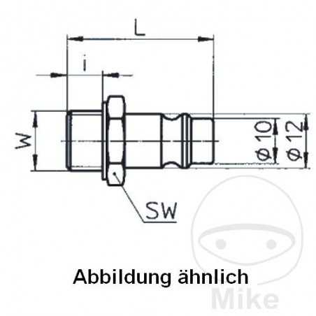 EWO Galvanized external thread nipple G 1/2 656.53.11