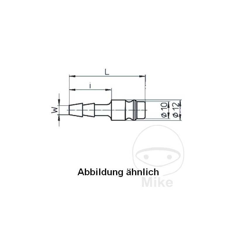 EWO Boquilla de aire insertable LW 13 MM 656.53.45