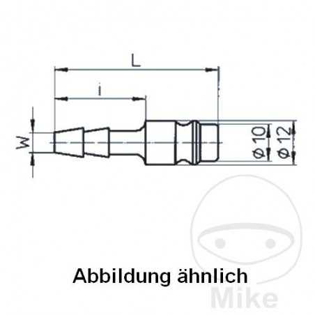 EWO Boquilla de aire insertable LW 13 MM 656.53.45