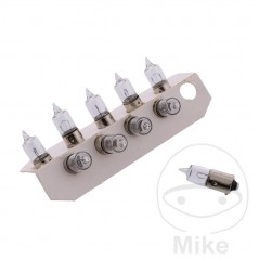 JMP Caja 10 lámparas bombilla 12V 6W BAX9S 705.01.83