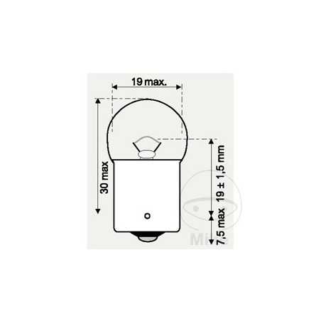 JMP LAMP, LIGHT BULB 6V 5W
BA15S 705.08.60
