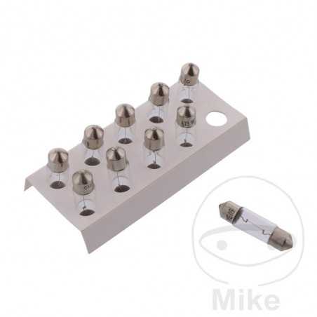 JMP Box of 10 bulb lamps 6V 3W 
SV7-8 8.2 X 28 MM FESTON 705.01.88