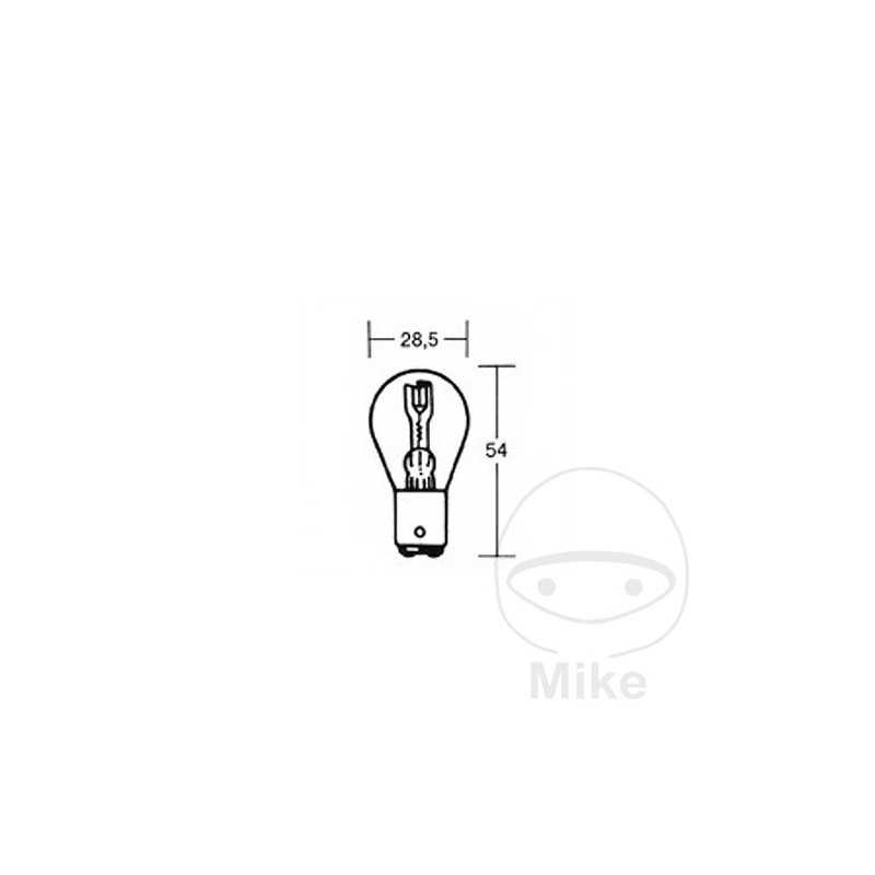 JMP LAMP, LIGHT BULB 6V 18/18W 
BAX15D 705.04.42