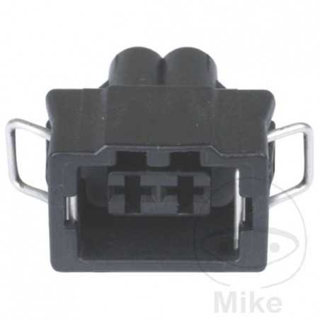 2-pole flat plug female housing 158.01.23