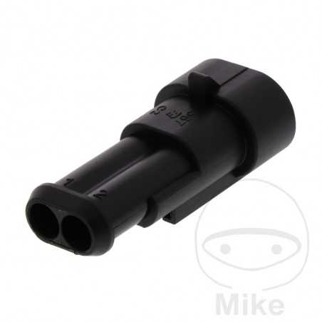 JMP Carcasa de conector plano 2 polos 158.02.09