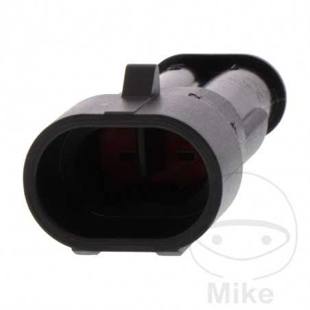 JMP 2-pole flat connector housing 158.02.09