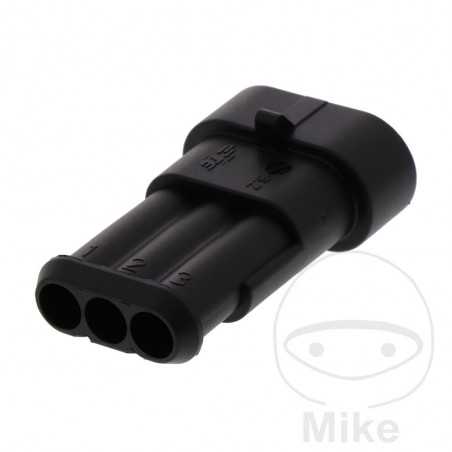 JMP Carcasa de conector plano 3 polos 158.02.10