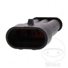 JMP Carcasa de conector plano 3 polos 158.02.10