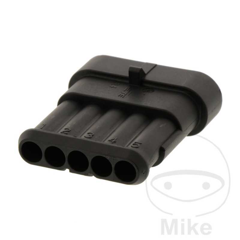 JMP Carcasa de conector plano 5 polos 158.02.12