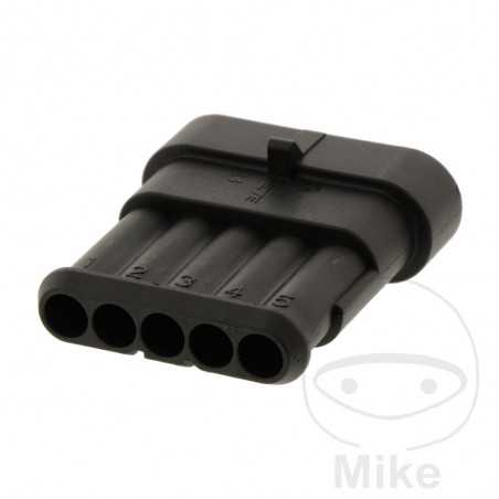 JMP Carcasa de conector plano 5 polos 158.02.12