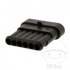 JMP Carcasa de conector plano 6 polos 158.02.13