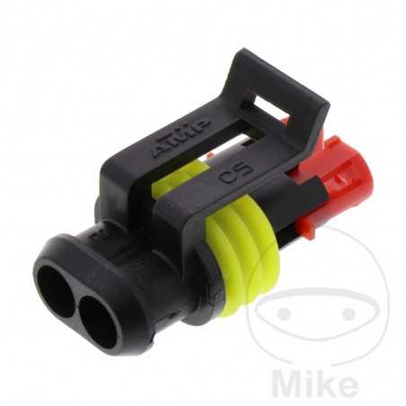 invólucro do conector elétrico de 2 pólos