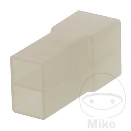 JMP Carcasa de conector plano 2 polos 158.03.48