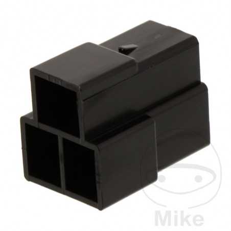 JMP 3-pole flat plug female housing 158.03.57