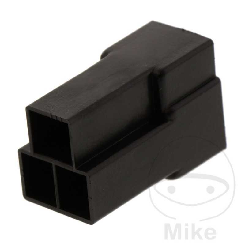 JMP 3-pole flat connector housing 158.03.58