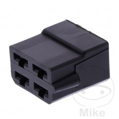 JMP 4-pole flat plug female housing 158.03.61