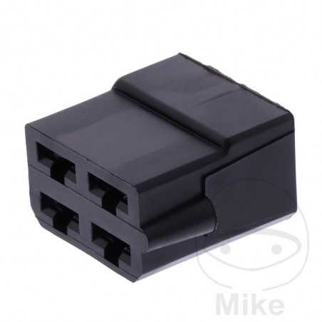 4-poliges flachstecker-buchsengehäuse