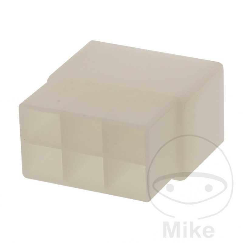 JMP Carcasa de conector plano 6 polos 158.03.64