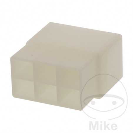 JMP Carcasa de conector plano 6 polos 158.03.64