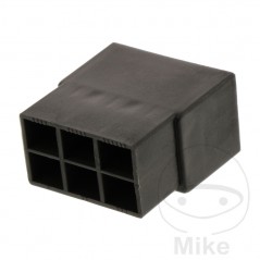 JMP Carcasa de conector plano 6 polos 158.03.66