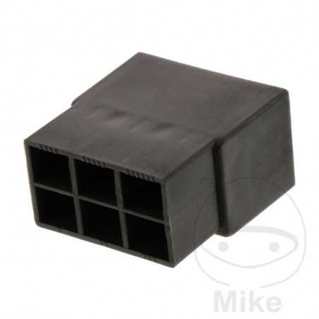 JMP Flat connector housing 6 poles 158.03.66