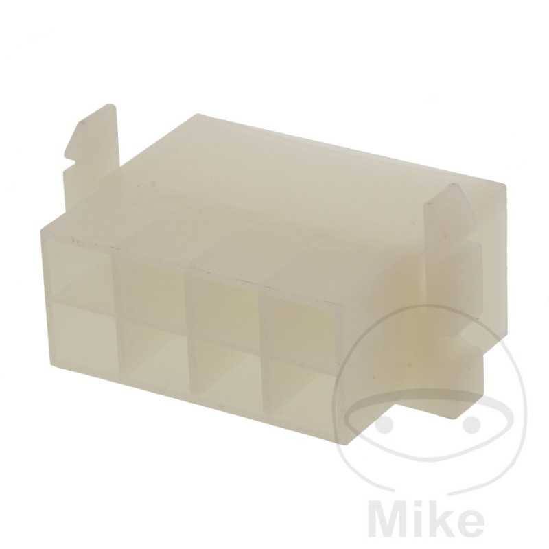 JMP Flat connector housing 8 poles 158.03.68