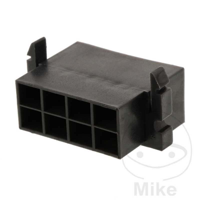 JMP Carcasa de conector plano 8 polos 158.03.70