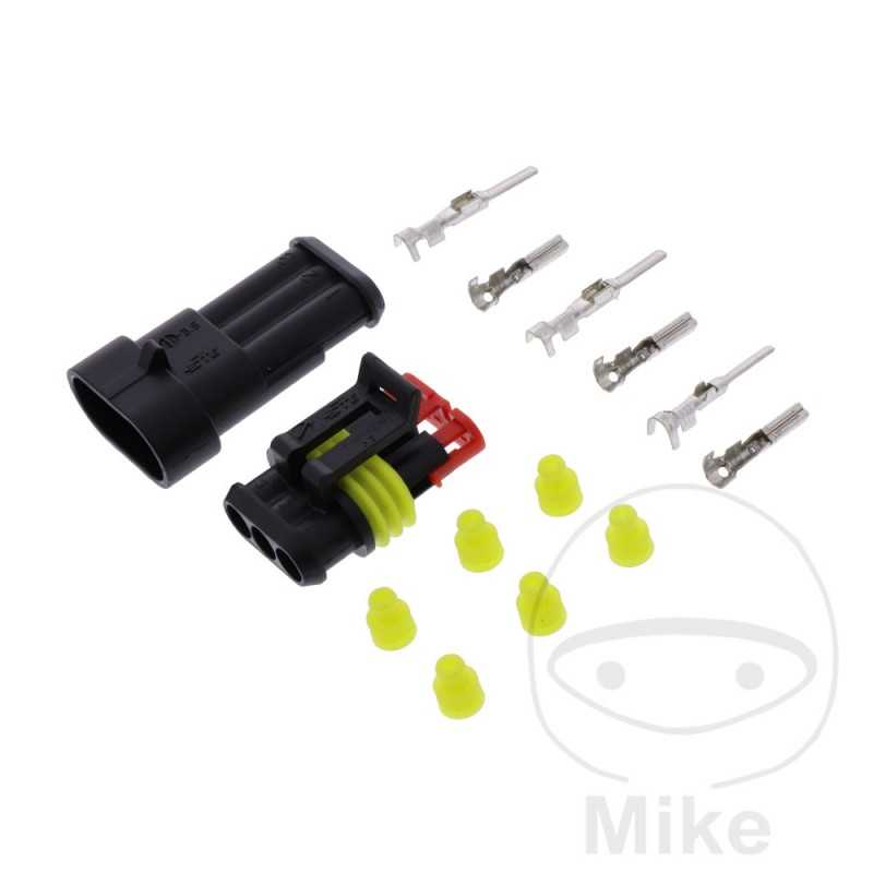JMP 3-pole plug connector housing kit TYCO AMP 158.06.94