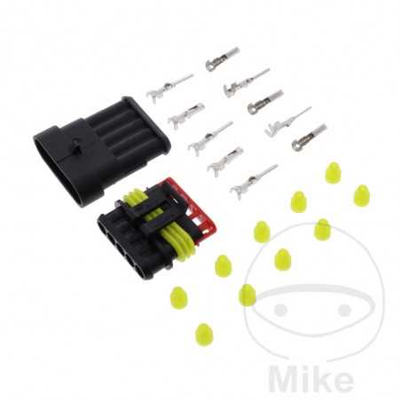 JMP Kit carcasa conector enchufe 5 polos TYCO AMP 158.06.96