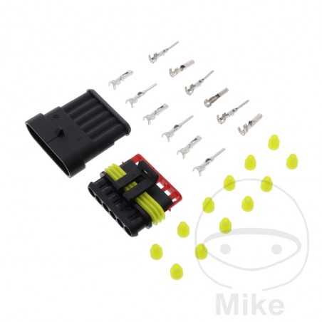 JMP Kit carcasa conector enchufe 6 polos TYCO AMP 158.06.97