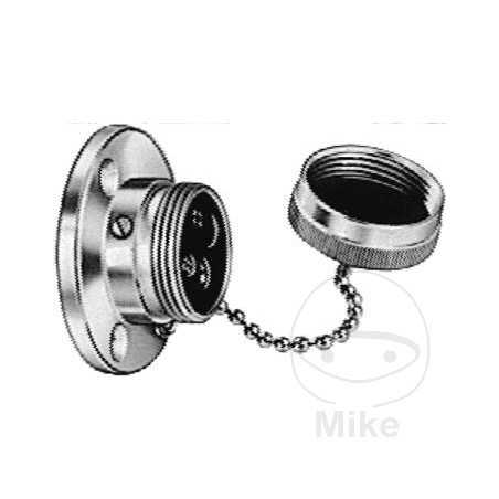 HELLA Enchufe 2 polos con tapa atornillada junta de goma 1468008 146.73.80