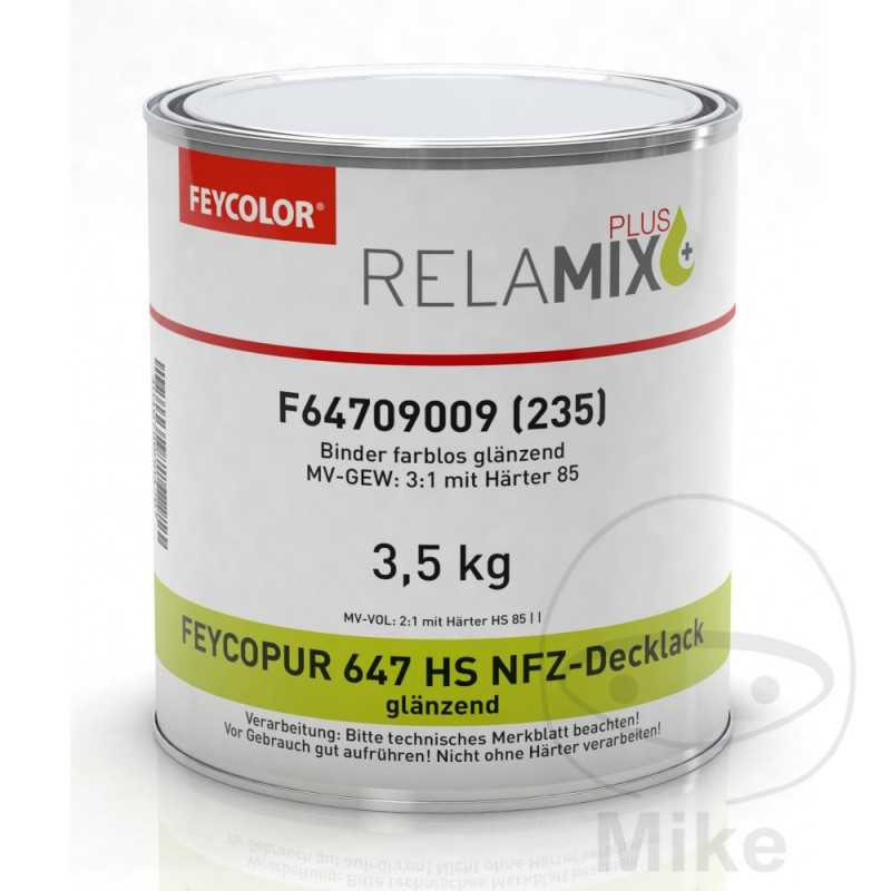 FEYCOLOR Pintura acabado de alto brillo FEYCOPUR 647 2K PU HS NFZ 3.5 KG 597.00.58