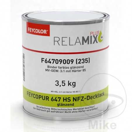 FEYCOLOR High gloss finish paint FEYCOPUR 647 2K PU HS NFZ 3.5 KG 597.00.58