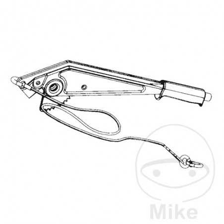 AL-KO Palanca freno de mano para remolque 338.39.57