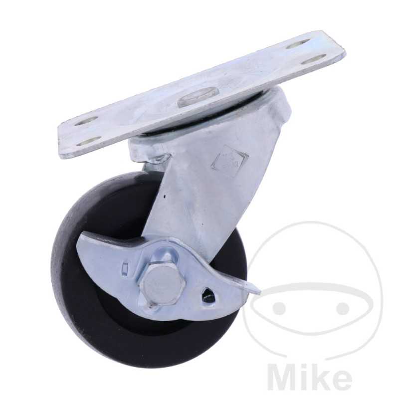 swivel caster with brake 650.36.21