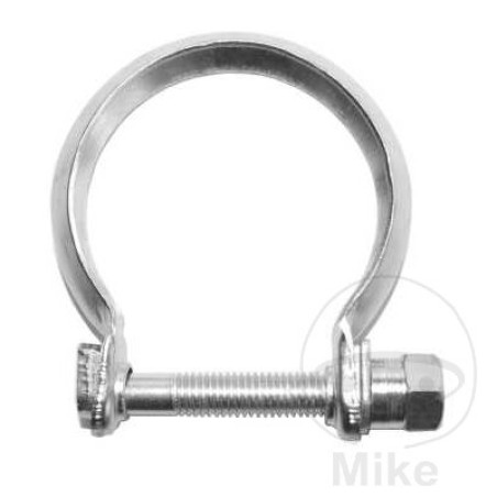 abrazadera de escape con tornillo