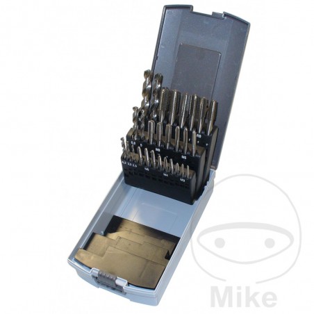 Set of 28 drill bits for metal HSS M3-M12 637.00.20