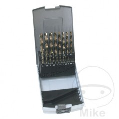 Set of 19 drill bits for metal HSS-CO Ø 1.0-10.0 MM 637.00.27
