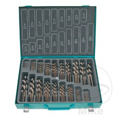 Set of 170 drill bits for metal HSS-CO 1.0-10.0 MM 637.06.39