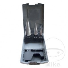 Juego 3 brocas para perforar HSS 4-12. 4-20. 4-30 MM 644.26.10