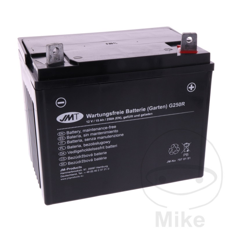 JMT Batería máquina de jardín sin mantenimiento G250R WET 707.01.81