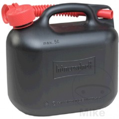 HUNERSDORFF Approved plastic gasoline can PREMIUM UN HD-PE 5L 228.20.80
