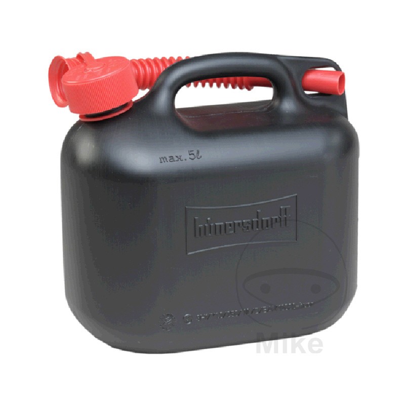 HUNERSDORFF Approved plastic gasoline can PREMIUM UN HD-PE 5L 228.20.80