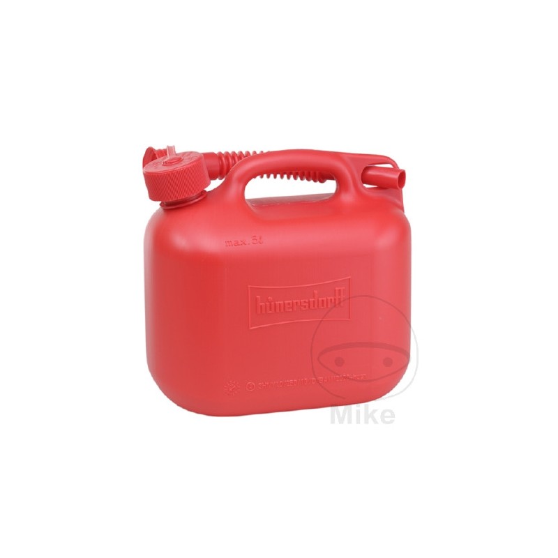 HUNERSDORFF Approved plastic gasoline can PREMIUM 5L UN HD-PE 228.20.81